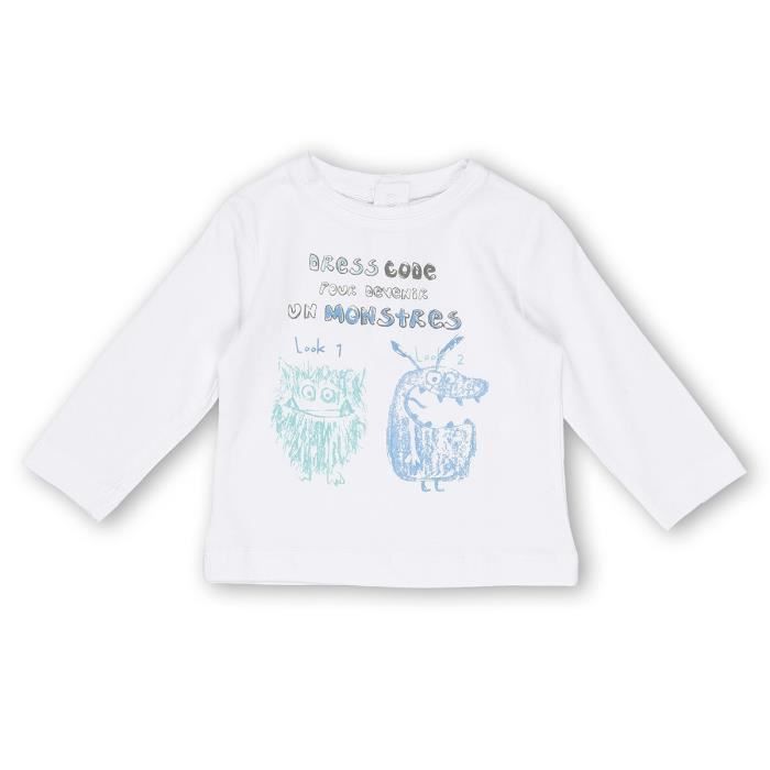 BEBE REVE Tee shirt manches longues - Blanc