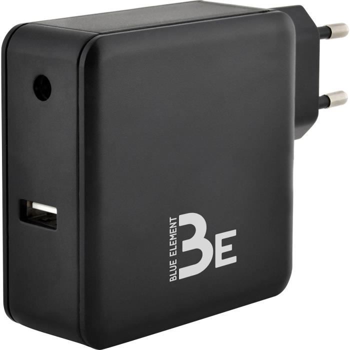 BLUESTORK Blue Element - Alimentation universelle murale 65 W - 18,5V to 20V - 7 tips