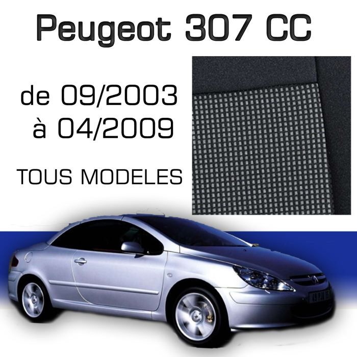 Housse sur mesure 307 CC du 09/03 à 04/09