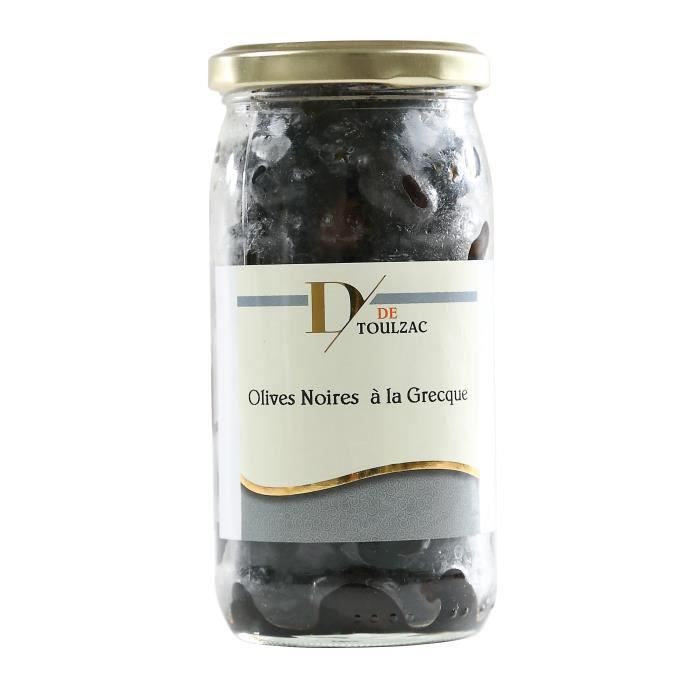 D DE TOULZAC Olives Noires à la Grecque 37cl