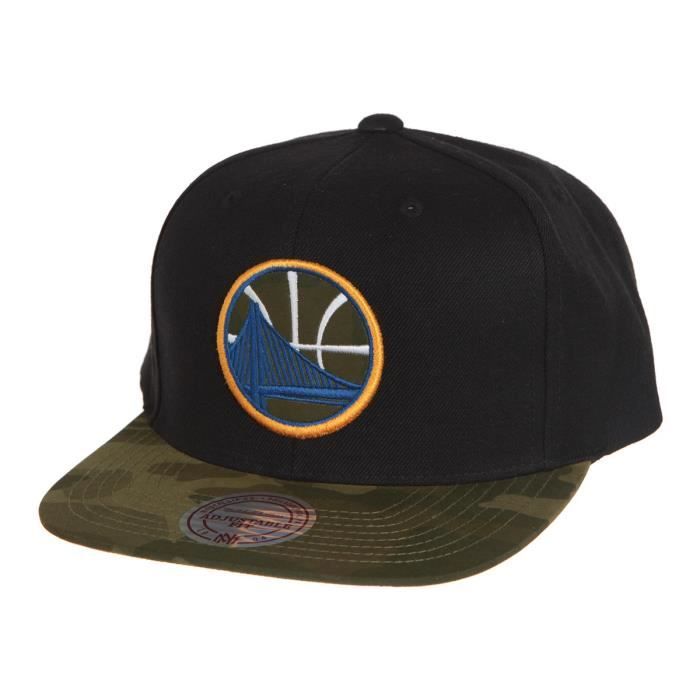 MITCHELL AND NESS Casquette NBA - Noir et visière camouflage