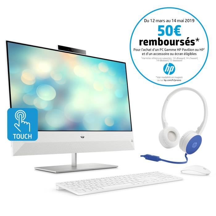 HP PC Tout-en-un Pavilion 24-xa0027nf 23.8\