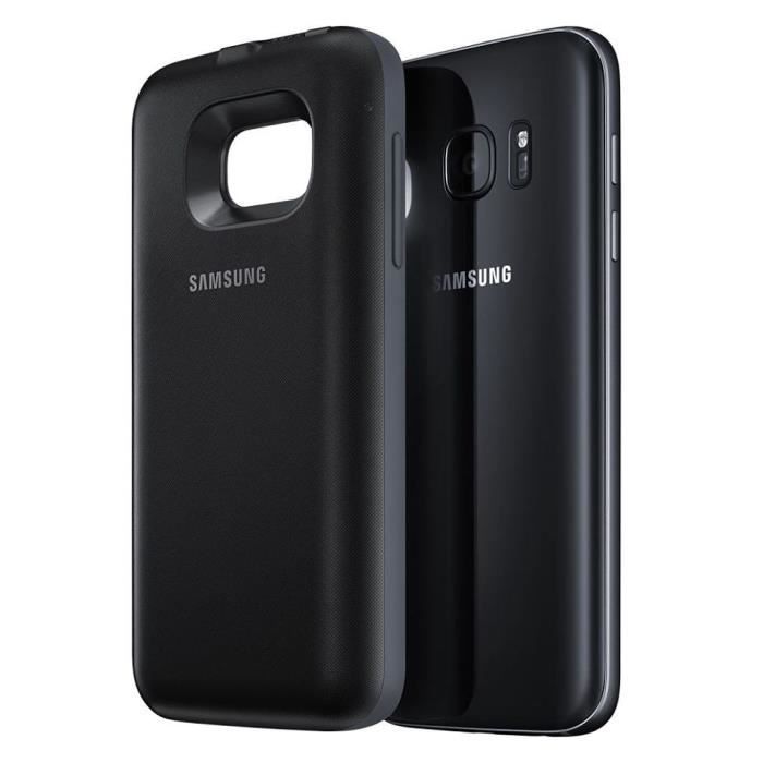 Samsung Coque Batterie 2700mA Induction S7 - Noir