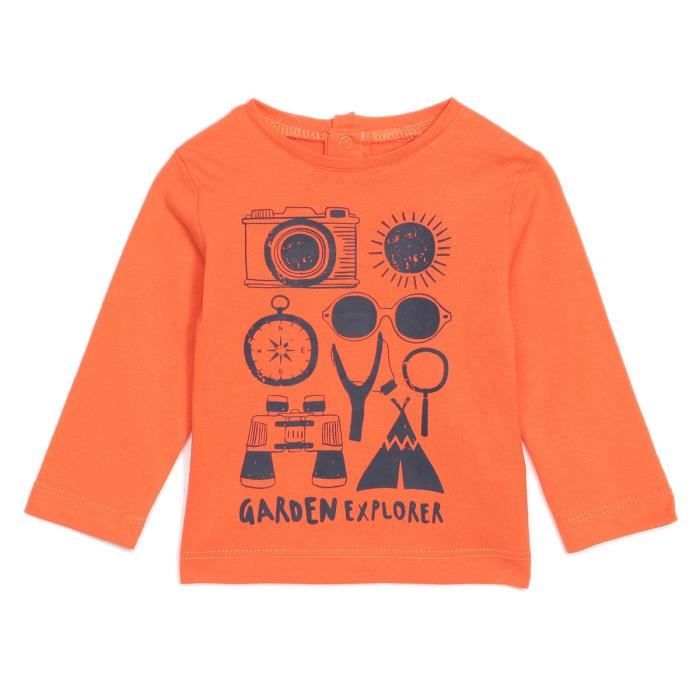 BEBE REVE Tee shirt manches longues - Orange