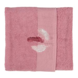 FINLANDEK Drap de bain 100x140 plume santal