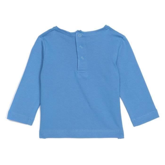 BEBE REVE Tee shirt manches longues - Bleu Ultra