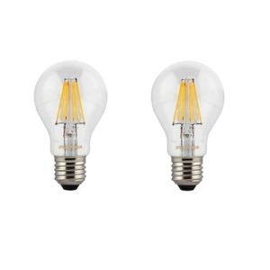 SYLVANIA Lot de 2 ampoules LED ? filament Toledo Retro E27 7,5 W équivalent ? 75 W