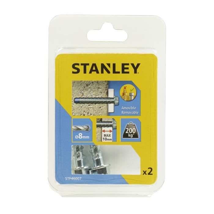 STANLEY Kit de 2 boulons ultra ø8x75 mm STF46007-XJ