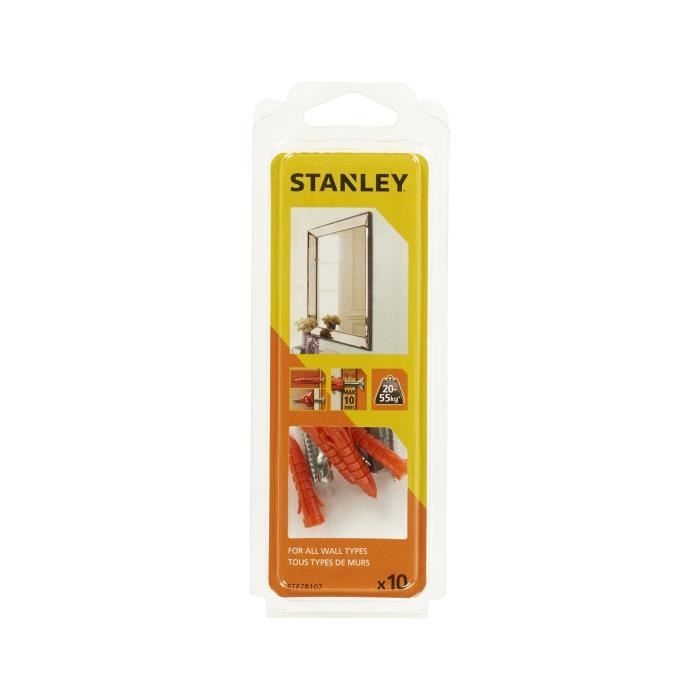 STANLEY Kit multi-matériaux pour miroir et cadre STF78107-XJ