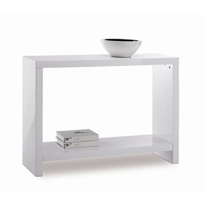 FRANKLYN Console blanche   Achat / Vente CONSOLE   GUERIDON FRANKLYN