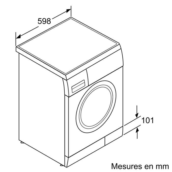  WM14E277FF - Lave-linge frontal - 7 kg - 14002