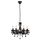 BACH Lustre 8 lumières noir Ø50cm Hauteur 45cm .H