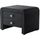 CASTAN Table de chevet - Simili noir - L 50 cm
