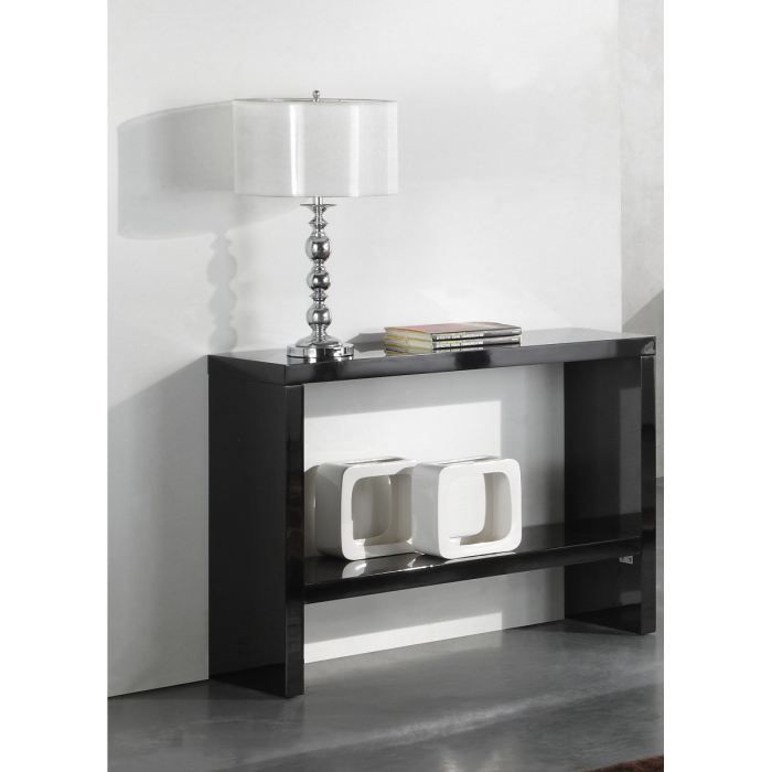 FRANKLYN Console 110 x 33 cm noire   Achat / Vente CONSOLE   GUERIDON