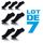 FREEGUN Lot de 7 Chaussettes Homme Tige Courte Uni