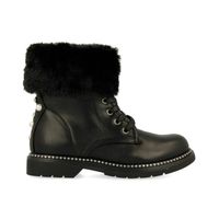 BOTTINE GIOSEPPO Bottines à lacets Noir Fourrure amovible BOTTINE GIOSEPPO Bottines à lacets Noir Fourrure amovible