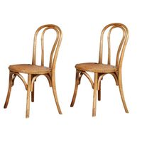 CHAISE MONTMARTRE Lot de 2 chaises de salle à manger - Bo CHAISE MONTMARTRE Lot de 2 chaises de salle à manger - Bo