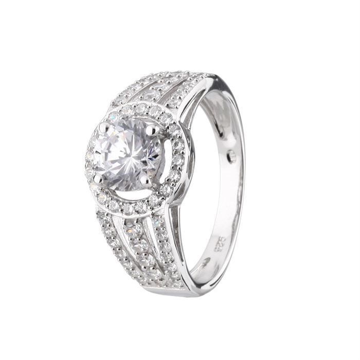 PRINCESS MONTE CARLO Bague Femme Blanc.   Achat / Vente BAGUE