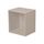 HOMEA Cube de rangement avec 1 niche 34,4x34,4x29,