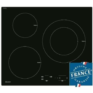 SAUTER SPI4300B Table de cuisson Induction - 3 zones - 7200W - L60 x P52cm - Revêtement verre - Noir SAUTER SPI4300B Table de cuisson Induction - 3 zones - 7200W - L60 x P52cm - Revêtement verre - Noir