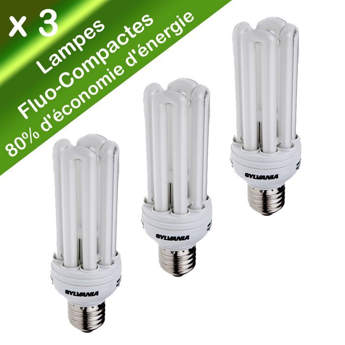 AMPOULES SYLVANIA ECO 80% 20W E27 CHAUDE   Achat / Vente AMPOULE