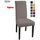 Housse de chaise gris