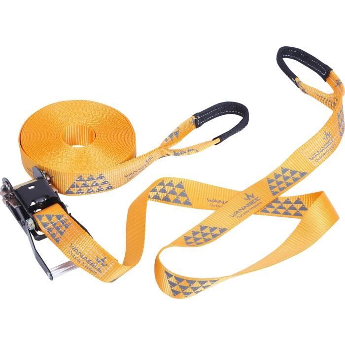 BUZZARD Havanna Kit de Slackline 15 m avec des Protection pour Arbre