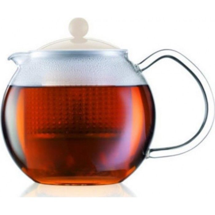 BODUM ASSAM Théière piston filtre plastique 0,5L blanc