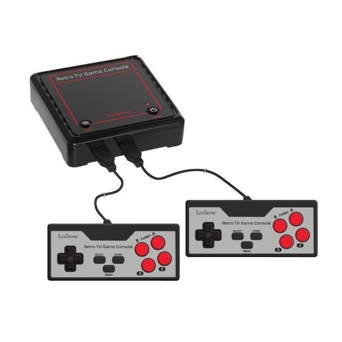 LEXIBOOK - Console de Jeu Enfant avec Manettes et 300 Jeux Rétro