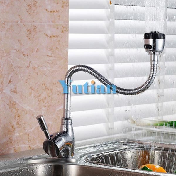 Solid Brass cuisine mélangeur froid et chaud2