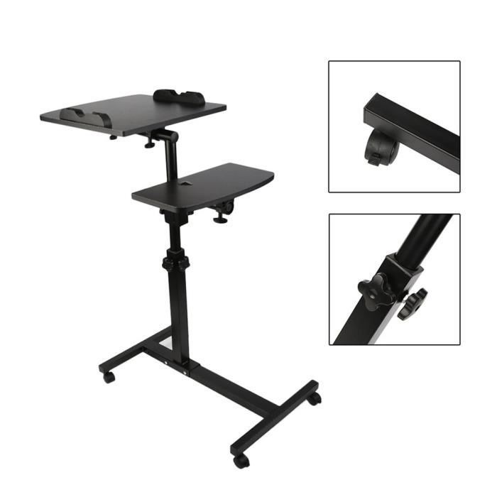 Table d'Ordinateur pliante hauteur réglable2