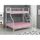 COLOSSE | Lits Superposes 2+1 BLANC + Matelas
