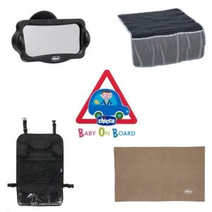 CHICCO Kit 4 Accessoires Voyages en Voiture