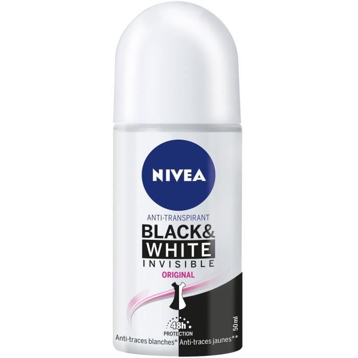 Deodorant anti-traces blanches/jaunes Nivea - le roll-on de 50 ml