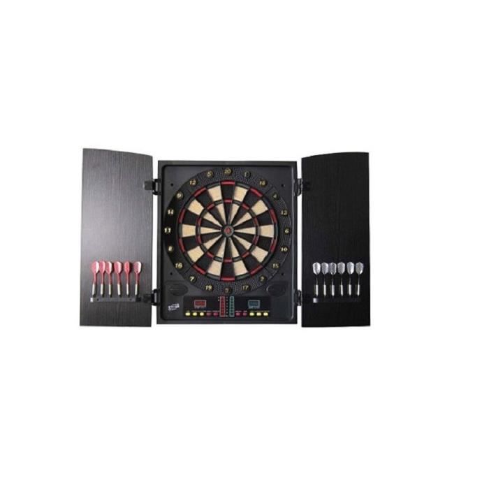Jeu de fléchettes Electronique Cible et 12 flèches Comète 801 - DevesSport