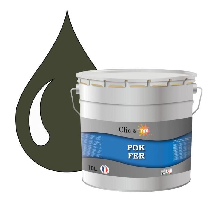 Peinture Antirouille Spéciale Fer Deco Fer Glycero Vert Olive