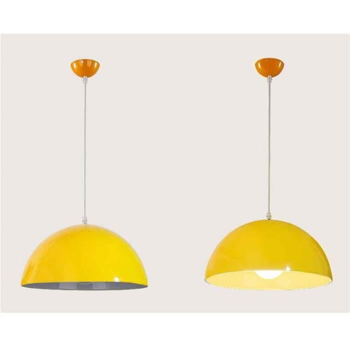 Suspensions E27 En Luminaire Jaune Luminaires Suspension Plafonnier Moderne R Lustre Métal Lumiere 1pcs Stoex® 9IDH2EW
