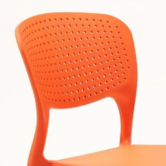 Colorées Glaçier Restaurant ora En Polypropylène Giulietta Empilables Couleur Chaises 20 Bar Garden Lot De Yg6m7yvIbf