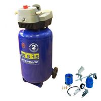 COMPRESSEUR AUTO MICHELIN Mvx50 Compresseur 50 Litres 1,5 CV 8 bars COMPRESSEUR AUTO MICHELIN Mvx50 Compresseur 50 Litres 1,5 CV 8 bars