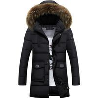 DOUDOUNE Doudoune homme longue Casual à capuche fourrure Ve DOUDOUNE Doudoune homme longue Casual à capuche fourrure Ve