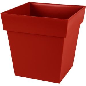 pot de fleur rouge pot de fleur rouge