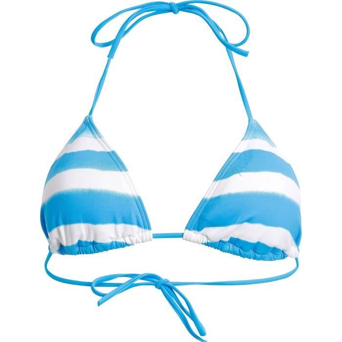 PROTEST Haut de maillot de bain Mm Lea - Femme - Bleu et blanc