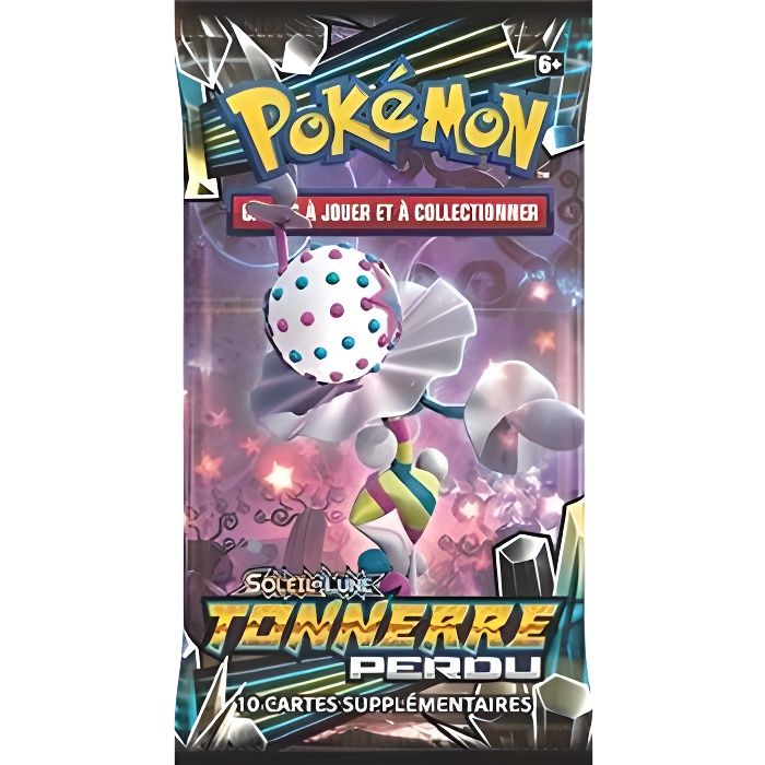 POKEMON Soleil et Lune 8 - Tonnerre Perdu - Booster SL08 - 10 cartes Pokémon - Modèle aléatoire
