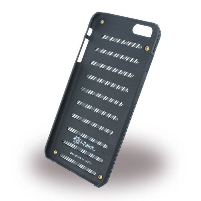 I-PAINT Coque métal iPhone 6P/6SP - Noir