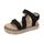 Chaussure Sandales Femme Talons Compensée Scratch