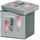 Pouf Décor Zen Tabouret Coffre Malle Rangement Géa