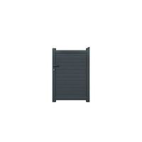 PORTAIL - PORTILLON Portillon battant Vasto en aluminium - 100 x 140 c PORTAIL - PORTILLON Portillon battant Vasto en aluminium - 100 x 140 c