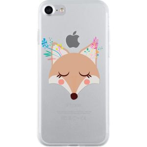 BIGBEN CONNECTED Coque Semi-Rigide Imprimée Renard Iphone 7 - Transparente