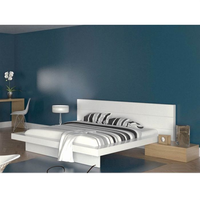 CHAMBRE COMPLETE Lit 160 tête PVC + 2 chevets