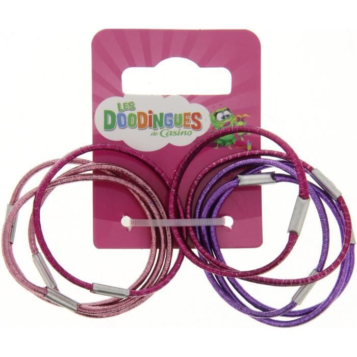 Lot de 9 Elastiques pour les cheveux - Mode